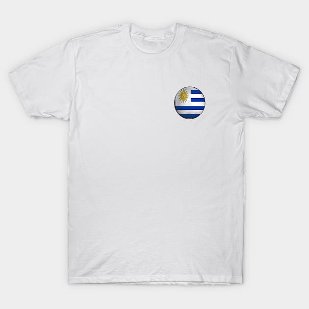 uruguay flag T-Shirt by persa